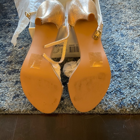 Wedding gold heels from David’s Bridal - Picture 5 of 10